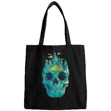 Discover Funny Skull Nature Hiking Team Bags