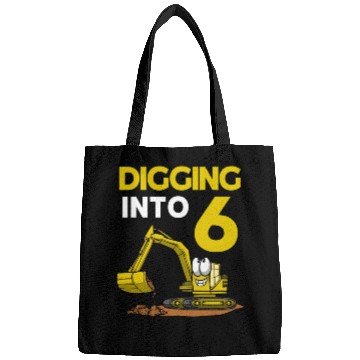 Discover Excavator Driver Digging Into 6 Birthday Excavator Bags
