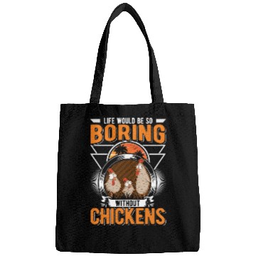 Discover Chickens Gift Farmer Chicken Coop Bags