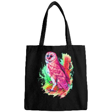 Discover Great Owl Illustrate Bags