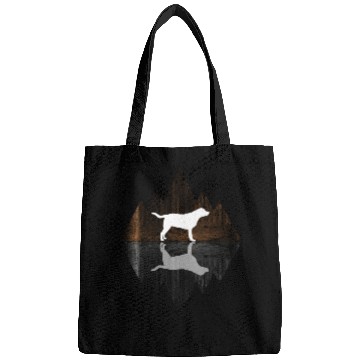 Discover Labrador abstract - geometry dog triangle Bags