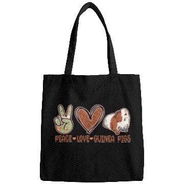 Discover Peace Love Guinea Pigs - guinea Bags