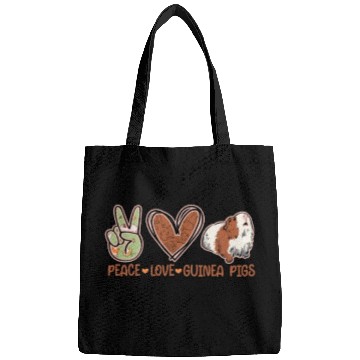 Discover Peace Love Guinea Pigs - guineapig Bags