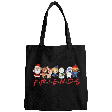 Discover Christmas Friends Santa Rudolph Snowman Family Bags