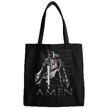 Discover The Crusader The Devil Saw Me Knight Templar Bags