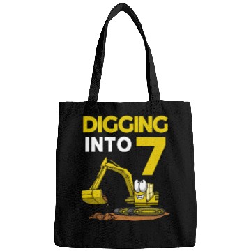 Discover Excavator Driver Digging Into 7 Birthday Excavator Bags