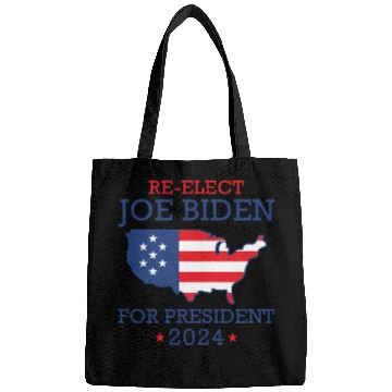 Discover Re-Elect Joe Biden For President 2024 Bags