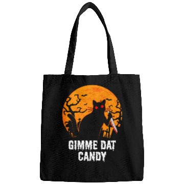 Discover Gimme Dat Candy Creepy Cat Spooky Halloween Bags
