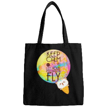 Discover Fly to The Imagination Cute Design Positive Quote Bags