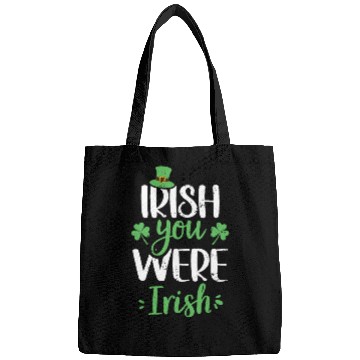 Discover Irish You Were Irish Green Cloverleaf Bags
