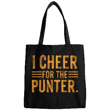 Discover I Cheer For The Punter Bags