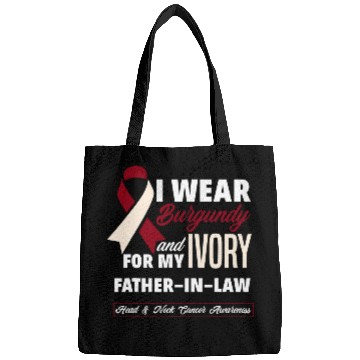 Discover I Wear Burgundy Ivory For Father In Law Head Neck Bags