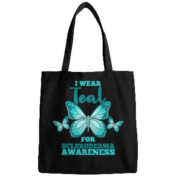Discover I Wear Teal For Scleroderma Awareness Bags