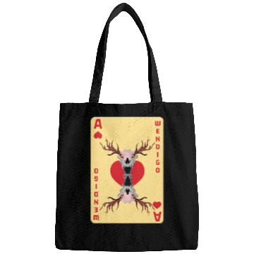 Discover Folk Creature Card Wendigo Halloween Cryptid Bags