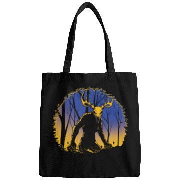 Discover Wendigo Folk Creature Forest Cryptid Halloween Bags