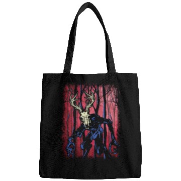 Discover Wendigo Folk Creature Forest Halloween Cryptid Bags