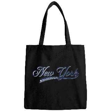 Discover New York Retro Vintage Script Baseball Bags