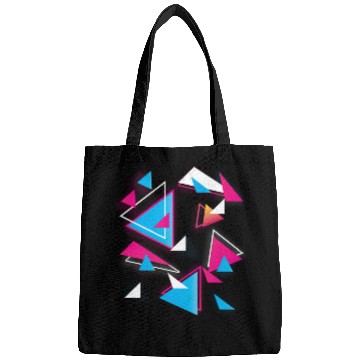 Discover Vaporwave Geometric Aesthetic Vaporwave Triangles Bags