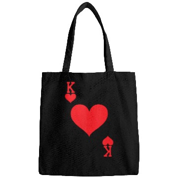 Discover King of Hearts Playing Card Halloween Costume Tank Bags