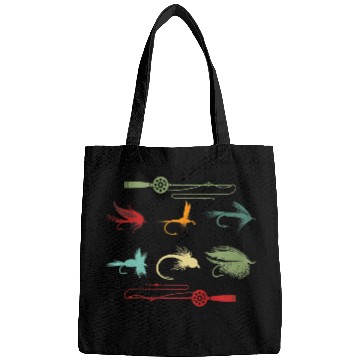 Discover Trout Fly Fishing Nature Outdoor Fisherman Funny Bags