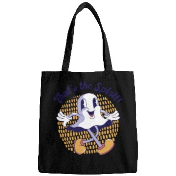 Discover Ghost Spirit Hilarious Cute Friends Pun Bags