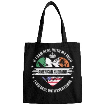 Discover Ireland American Husband Heritage Flags Bags