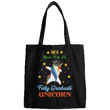 Discover Yes I'm a fully Graduate Unicorn Bags