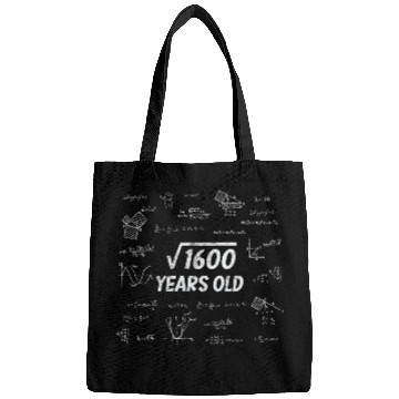 Discover Square Root Of 1600 - 40th Birthday Math Nerd Bags