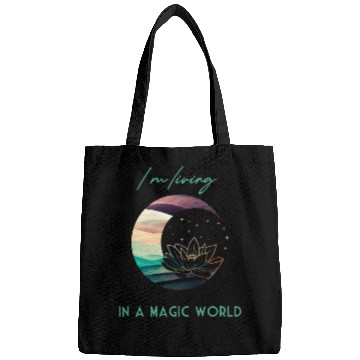 Discover Magic Spiritual Desert Moon Water Lily Bags