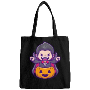 Discover Vampire In A Creep Pumpkin - Halloween Bags