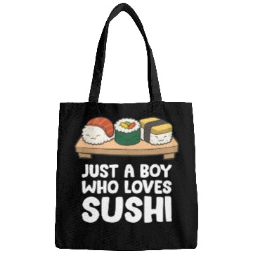 Discover Just a Boy Who Loves Sushi Bags