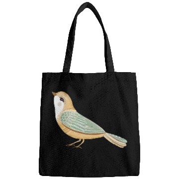 Discover Folk art little fancy bird Bags