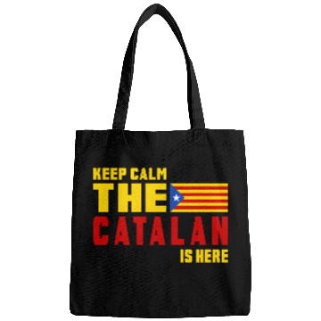 Discover Keep Calm Catalonia flag design Bags