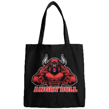 Discover Angry Bull Design Bags