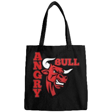 Discover Angry bull Face Bags