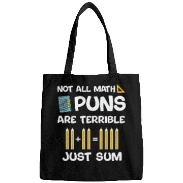 Discover Math Puns Funny Teacher Bags