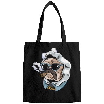 Discover Pug King Smoker Gift Bags