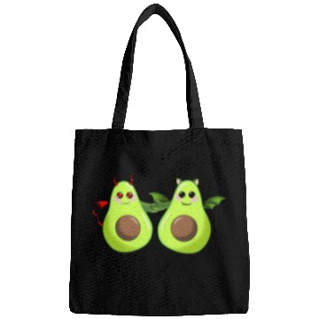 Discover Devil and bat avocado friends Bags