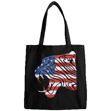 Discover USA Flag Leopard Tattoo Bags