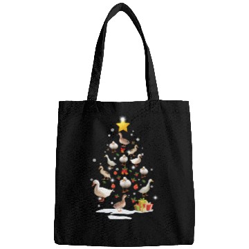 Discover Duck Christmas Tree Duck Xmas Funny Gift Bags