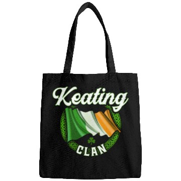 Discover Keating Surname Irish Last Name Ireland Flag Bags