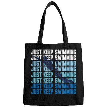 Discover Swimmer Swim Just Keep Swimming Bags