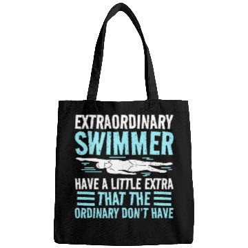 Discover Swim Swimming Extraordinary Swimmer Have Little Bags