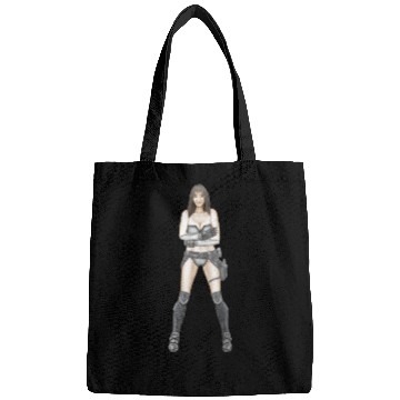 Discover Illustration Logo - Cyberpunk Girl Bags
