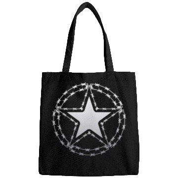Discover Barbed Wire US Army Star Bags