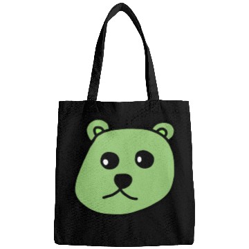 Discover green teddy bear Bags