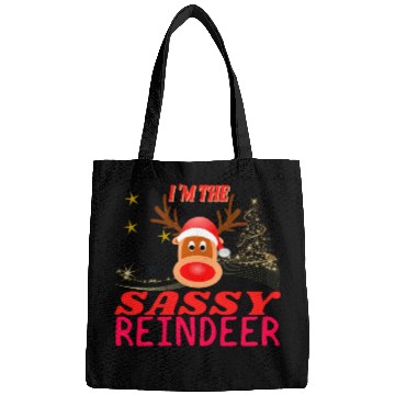 Discover Im The Sassy Reindeer Christmas Bags