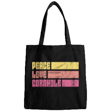 Discover Peace Love Cornhole Bags