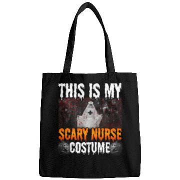 Discover This Is My Scary Nurse Costume Halloween Angry Boo Bags