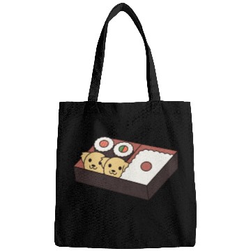 Discover Sushi Bento Box Golden Retriever Bags